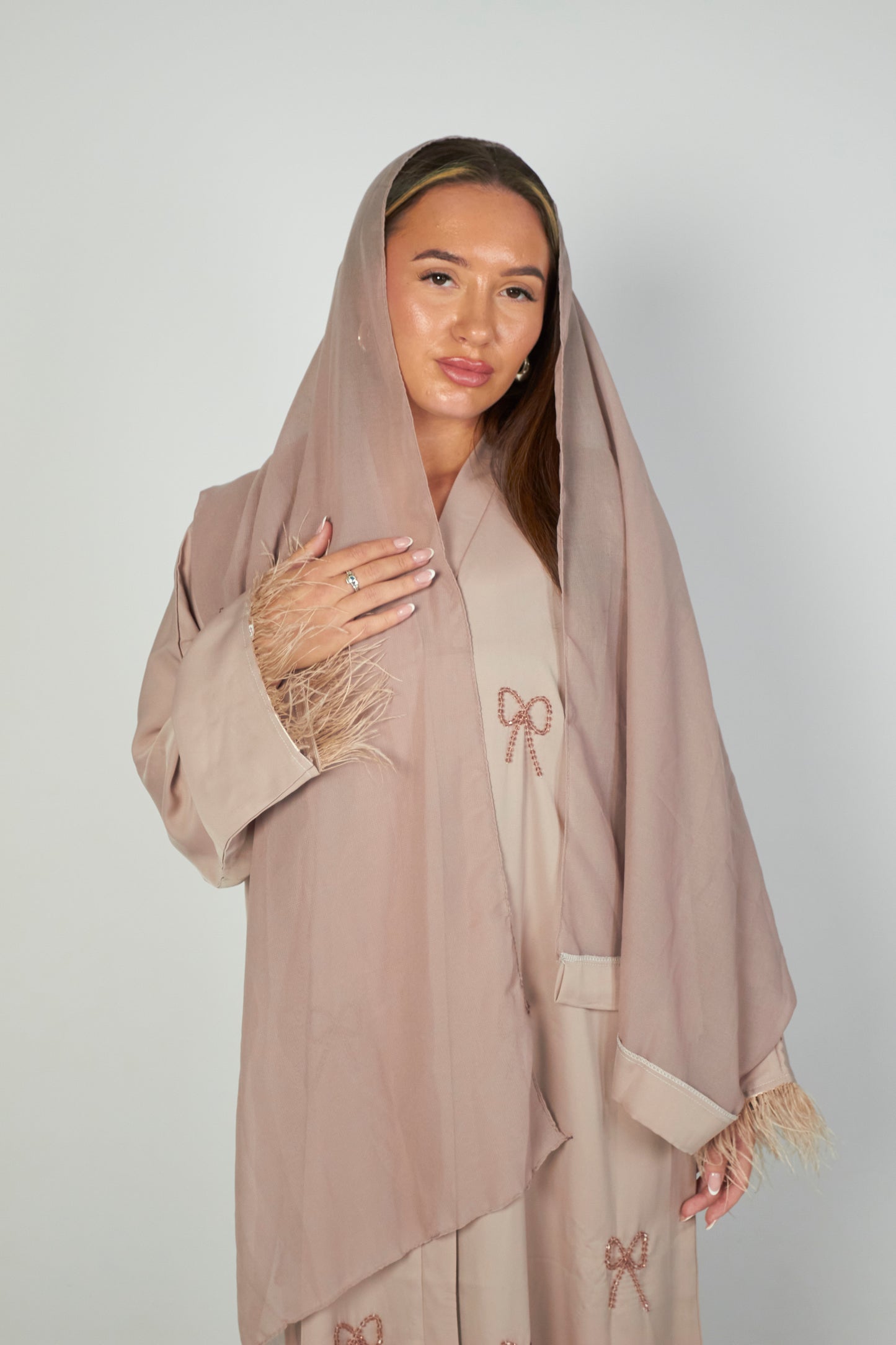 AIRAH | 3 Piece Elegant Abaya Set